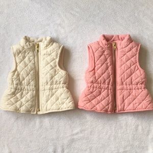 Baby girl bundle - 2 vests